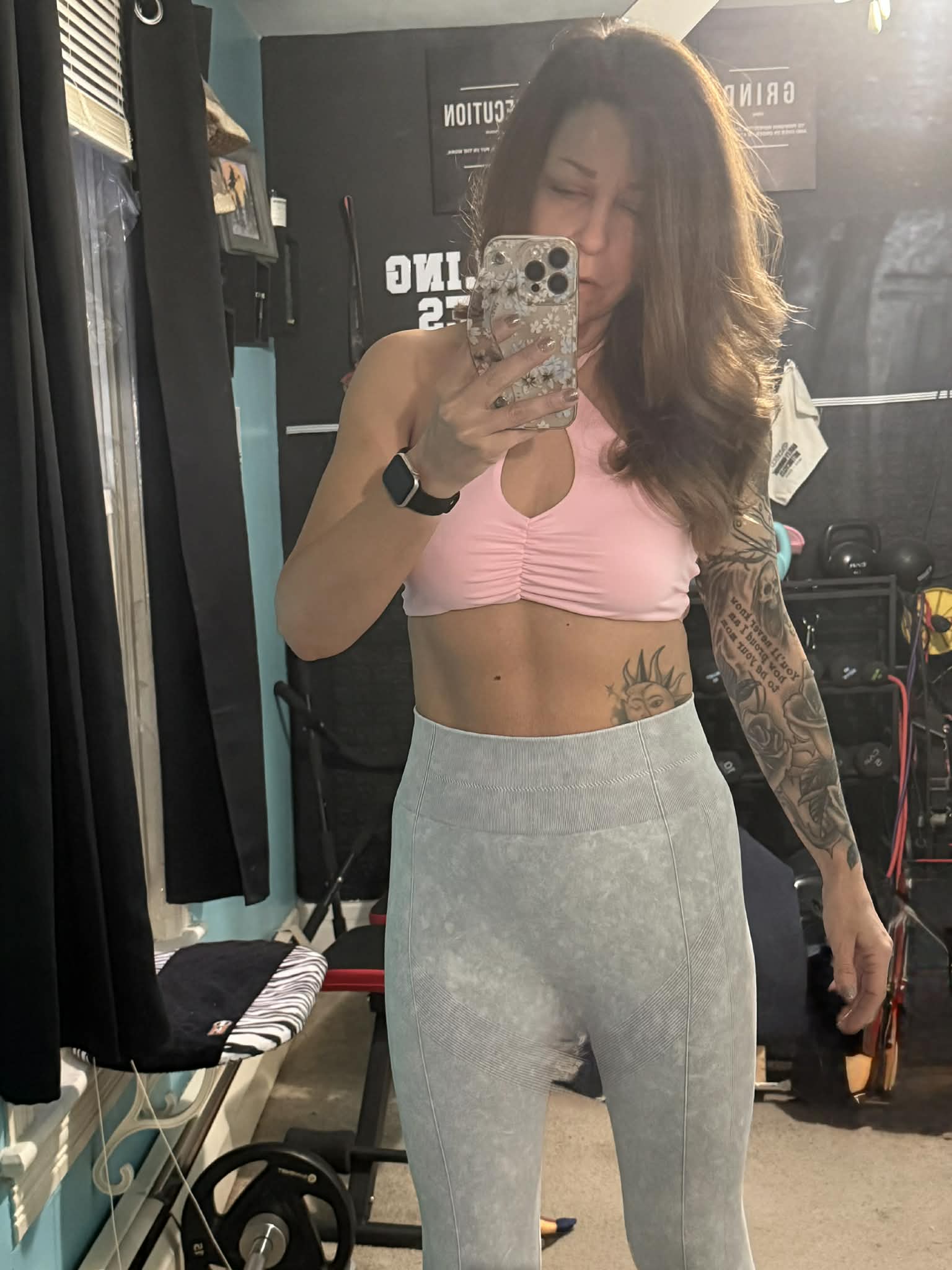 Lisa in an active gym session